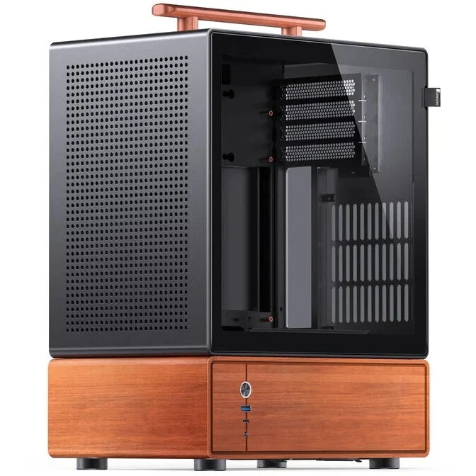 Jonsbo Carcasa T7 Midi-Tower mATX Tempered Glass Negru