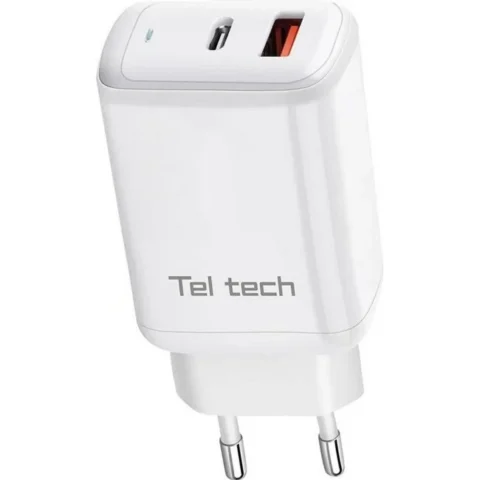 Teltech Incarcator GaN USB / Type-C 65W Alb