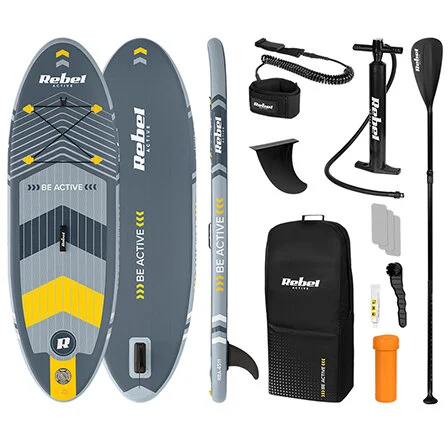 Rebel SET PLACA GONFLABILA STAND UP PADDLE SUP 244X76X10 CM Rebel SET PLACA GONFLABILA STAND UP PADDLE SUP 244X76X10 CM