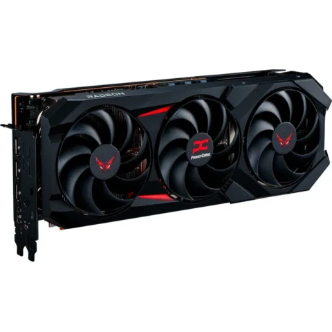 PowerColor Placa video Radeon RX 9070 XT Red Devil 16GB OC, graphics card black, RDNA4, GDDR6, 3x DisplayPort, 1x HDMI 2.1