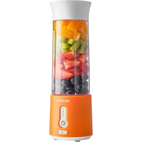 Sencor Blender Portabil S-SBL133OR Recipient 0.5L Incarcare USB-C 150W Portocaliu