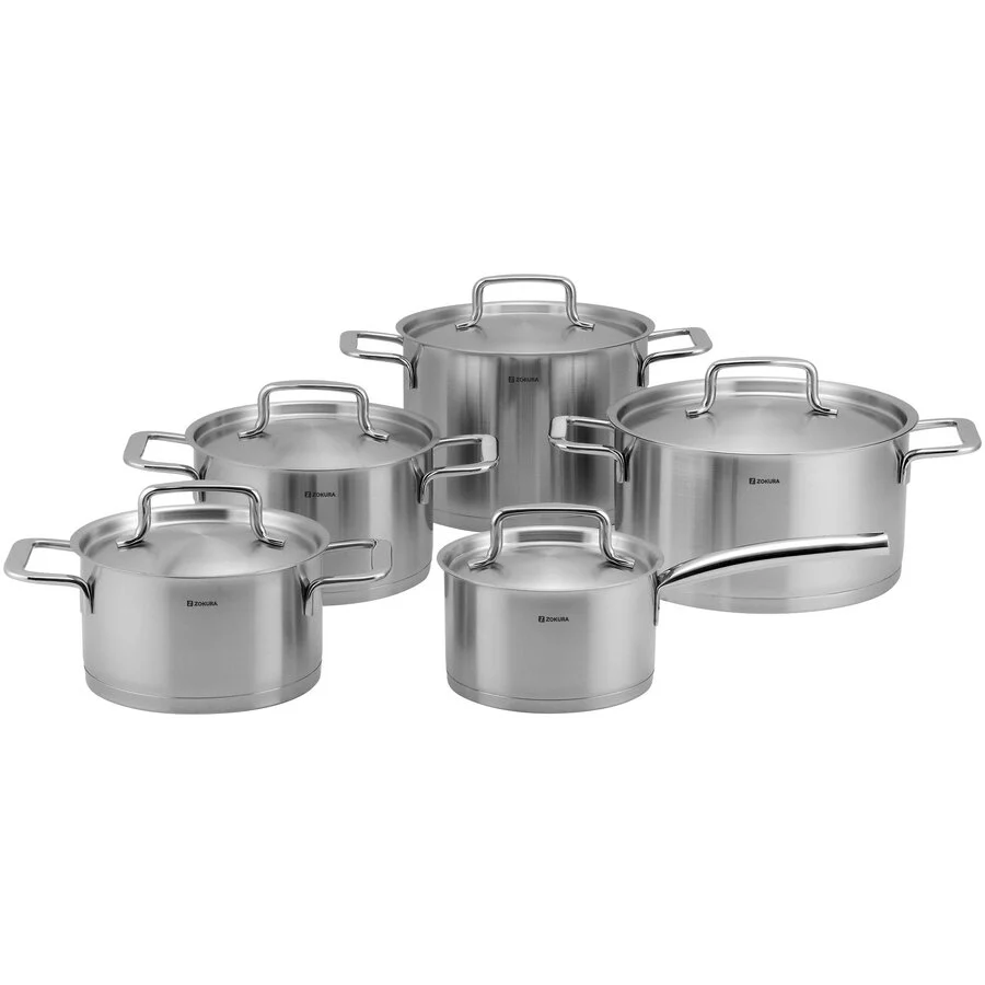 Zokura Set Oale Z1094 Inox 10 Piese