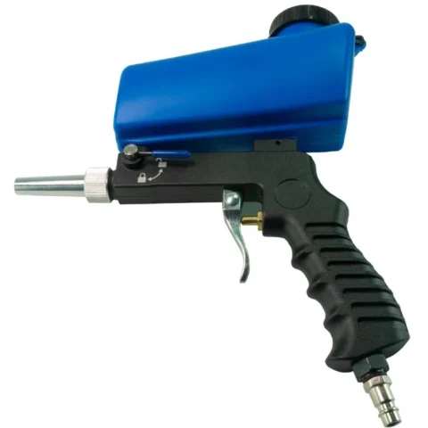 Carguard Pistol Pneumatic de Sablare PSA005 6.5 Bar Filet 1/4Inch Rezwrvor 600ML Negru/Albastru
