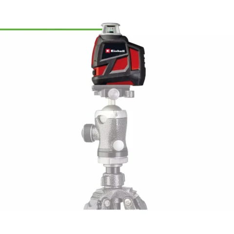 Einhell TE-LL 360 G cross line laser, black/red, green laser lines