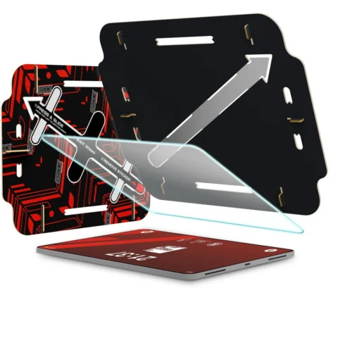 GrizzGlass Folie protectie tableta MatteScreen Easy, Kit montare inclus, compatibila cu iPad 10.9 inch 2022 / iPad 11 inch 2025, Transparent
