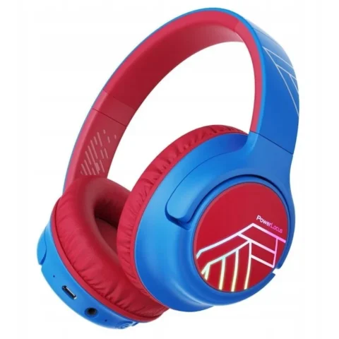 PowerLocus Casti Pentru Copii Wireless Bobo Kids Albastru/Rosu