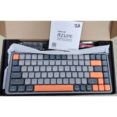 Redragon Tastatura Resigilat Mecanica Gaming Azure RGB Red Switch Gri