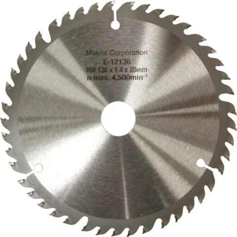 Makita circular saw blade EFFICUT E-12136, O 136mm, 45Z bore 20mm, for cordless saws
