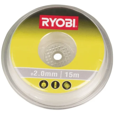 Ryobi Elektrosense Schneidfaden RAC102 white – 15m, 2mm thread Ryobi Elektrosense Schneidfaden RAC102 white – 15m, 2mm thread