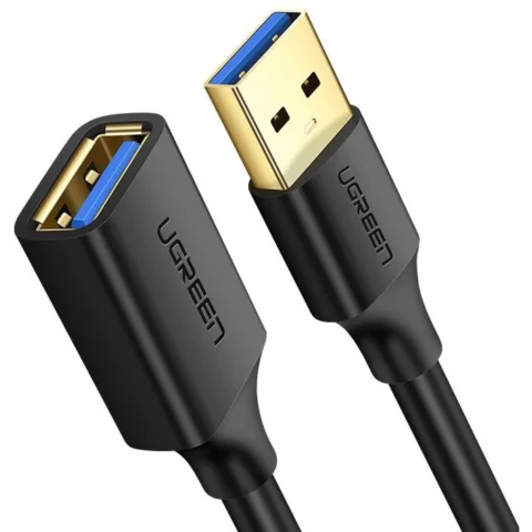 UGREEN Cablu de date US129, USB mama la USB tata, 5Gbps, 0.5m, Negru
