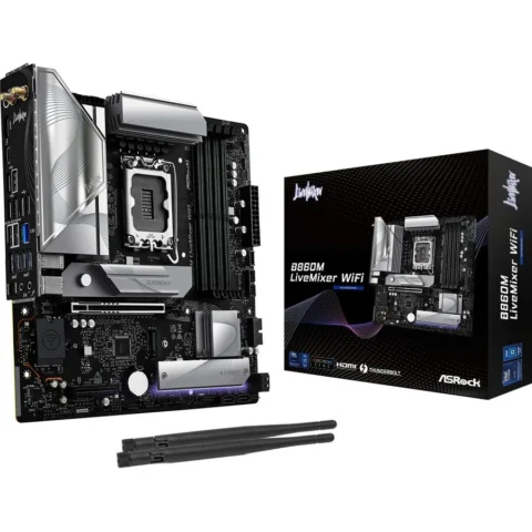 Asrock Asro B860M LiveMixer WiFi – Socket 1851 – motherboard