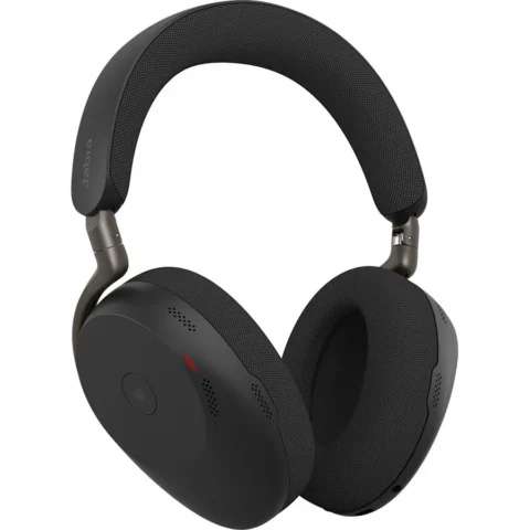Jabra Casti Evolve3 85 (black, MS, USB-A Bluetooth adapter, wireless charging pad)