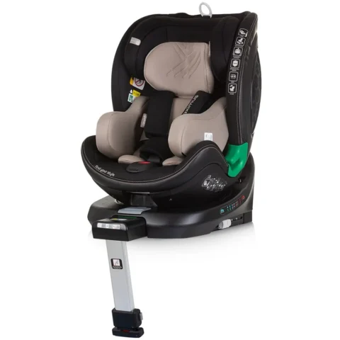 Chipolino Scaun Auto Copii Maximus I-Size 40-150CM cu Sistem Isofix Varsta 0 – 12 Ani Maxim 36KG Macadamia