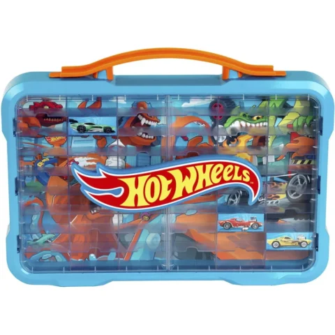 Theo Klein Geanta Hot Wheels cu Logo Iluminat Spatiu pentru 54 Masinute Multicolor Theo Klein Geanta Hot Wheels cu Logo Iluminat Spatiu pentru 54 Masinute Multicolor