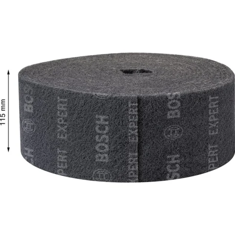 Bosch Powertools Bosch Expert fleece roll N880 Ultrafine S, 115mmx10m, sanding sheet (grey, 10 meter roll, for hand sanding)