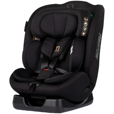 Chipolino Scaun Auto Copii Mondial I-Size 40-150CM Varsta 0 – 12 Ani Maxim 36KG Negru