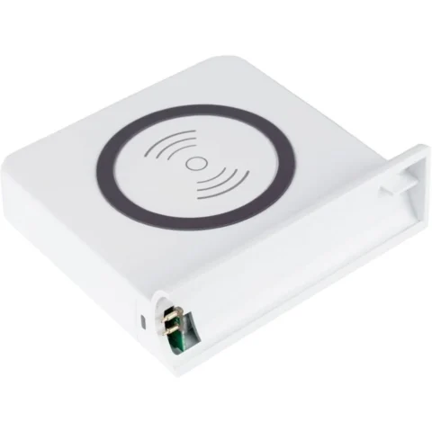 Good Connections Qi Wireless Charging Pad 15 Watt (white, for USB desktop fast charging station PCA-D006W (left side))