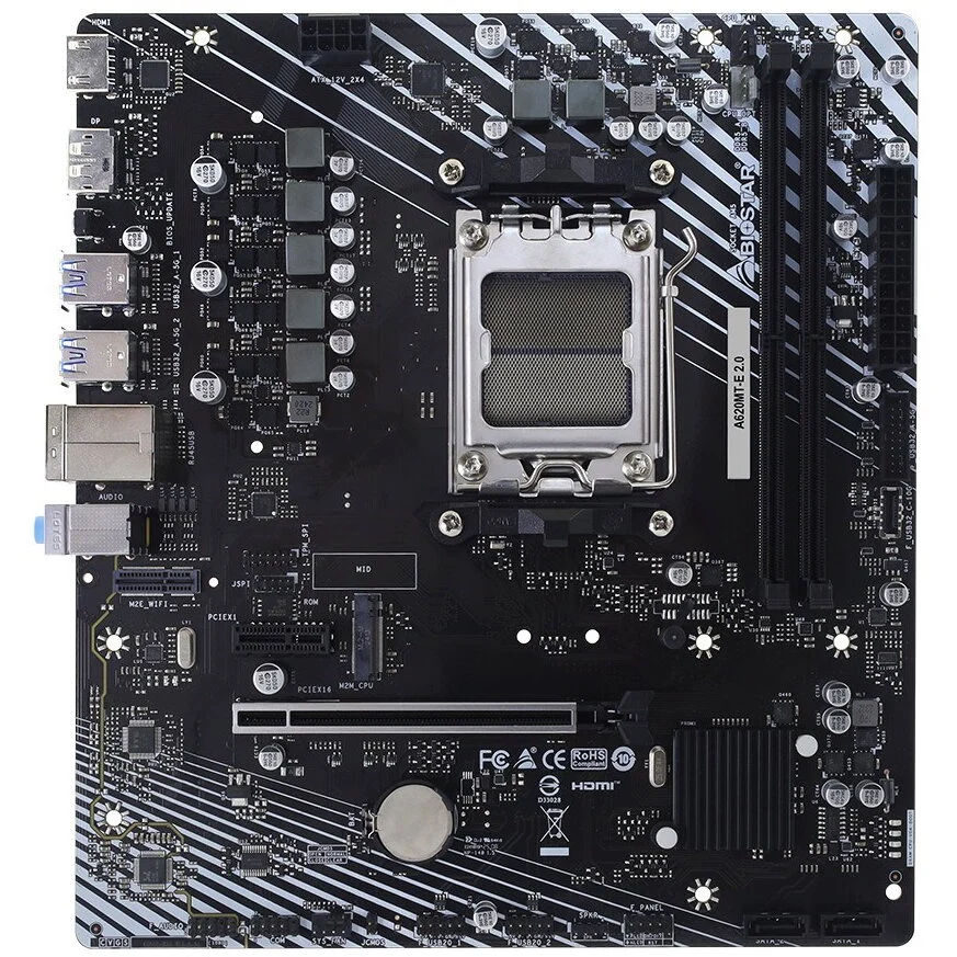 Biostar Placa de baza A620MT-E 2.0 AM5