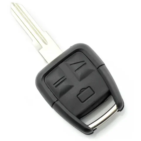 Carguard Carcasa pentru Cheie Opel cu 3 Butoane Lama pe Stanga Negru