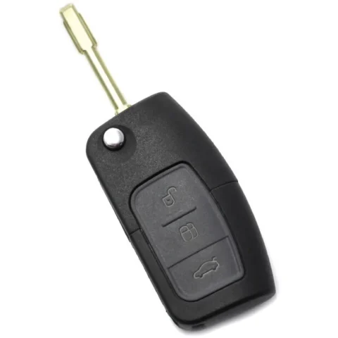 Carguard Carcasa pentru Cheie Ford Tip Briceag 3 Butoane Negru