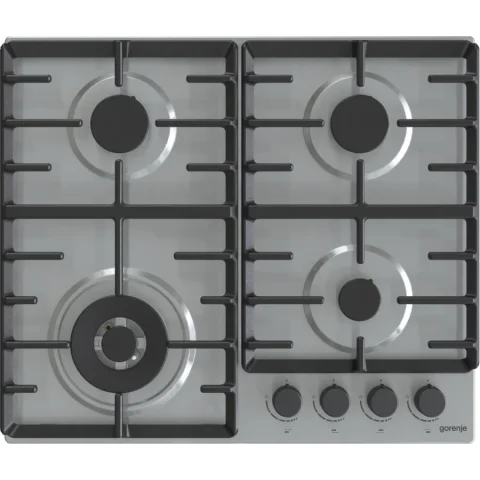 Plita Incorporabila GW642ABX Gaz 4 Arzatoare Wok Inox