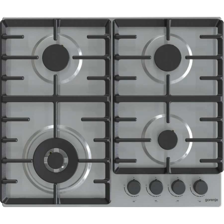 Plita Incorporabila GW642ABX Gaz 4 Arzatoare Wok Inox