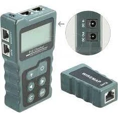 Delock Accesoriu server Network Tester RJ45 / PoE / DC + LCD | 63110