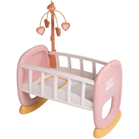 SMOBY Set Baby Nurse Patut pentru bebelusi cu carusel +3 ani