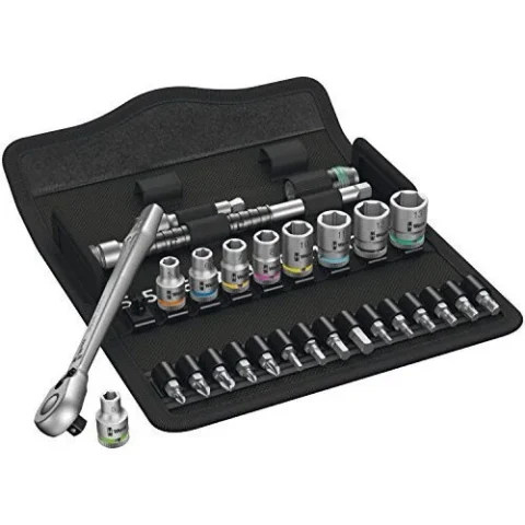 Wera Zyklop Metal 8001SA8 bit set/wrench set 1/4 – 28-pieces – 05004018001