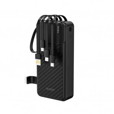 Dudao Baterie Externa K11 Pro 20000mAh 10W 1 x Lightning – 1 x microUSB – 1 x USB-A – 1 x USB-C Negru
