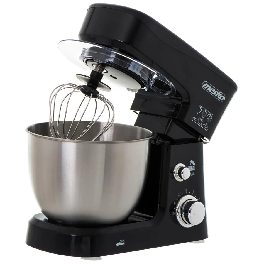 MESKO Mixer Planetar 1200W Bol 3.5l 6x Viteze Negru/Inox