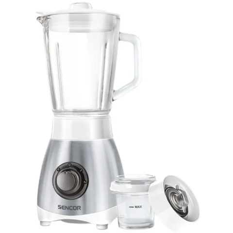 Sencor Blender de Masa S-SBL3271SS Recipient 0.8L 250W Alb/Argintiu