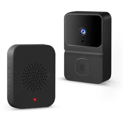 Delight Set Sonerie Video Smart Wi-Fi Baterie HD Negru Delight Set Sonerie Video Smart Wi-Fi Baterie HD Negru