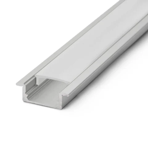 Phenom Capac Profil LED 1m Difuzor Banda Policarbonat Compatibil Profil Aluminiu Opal