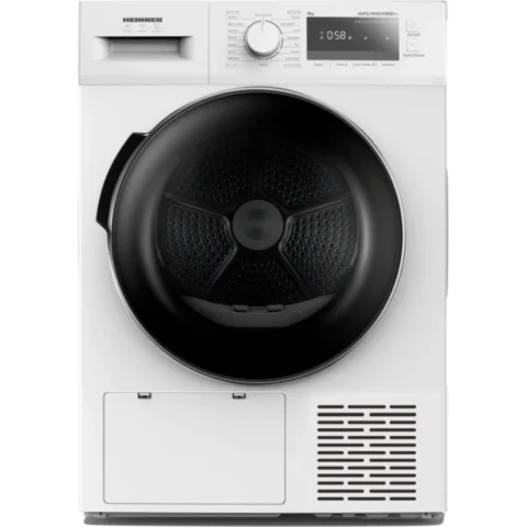 Heinner Uscator de Rufe HHPD-M9G5PBKD++ cu Pompa de Caldura 9Kg Clasa D 16 Programe Alb