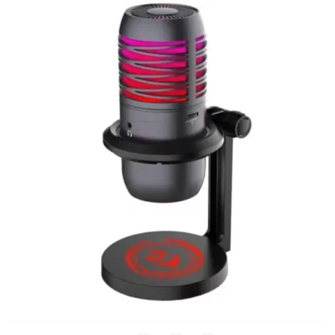 Redragon Microfon Cu Stand Nebula Iluminare RGB Negru