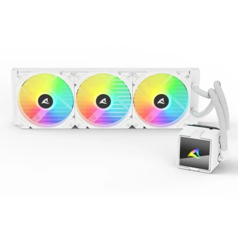 Sharkoon S60 ARGB, water cooling white