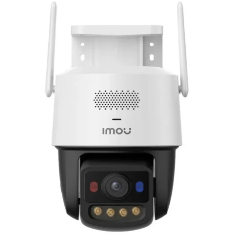 IMOU Camera IP de Supraveghere pentru Exterior Titan Pro 6MP Rezolutie 3K+ Aurora Full-Color Night Vision IR+LED 30M Wi-Fi 2.4/5Ghz PoE IP66 Alb/Negru