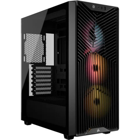Corsair Carcasa CR CASE 3200D RS ARGB Mid-Tower Black