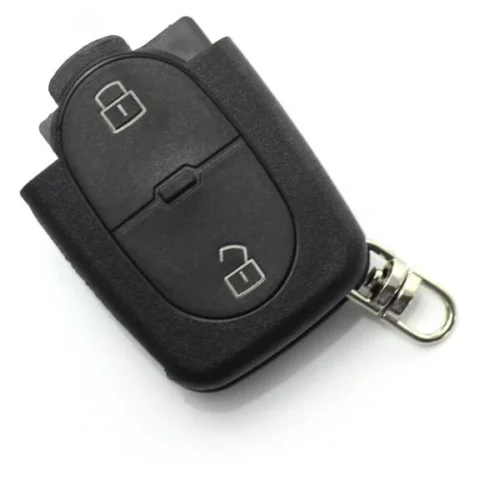 Carguard Carcasa pentru Cheie Audi cu 2 Butoane Negru