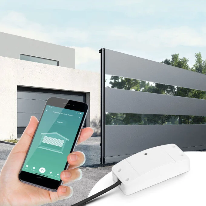 Delight Set Senzor De Deschidere Garaj Smart Wi-Fi – 230V IP20 Alb