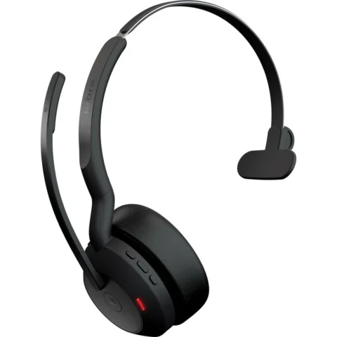 Jabra GPS Evolve2 55, Headset (black, mono, Microsoft Teams, USB-C, Link380c)