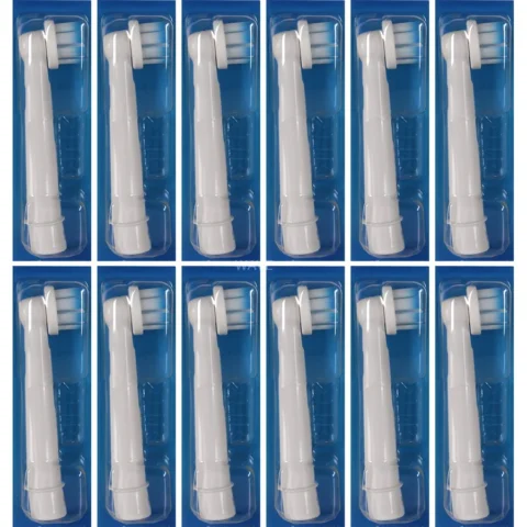 Oral-B Pro Sensitive Clean brush heads, 12 pieces, white, frustration-free packaging