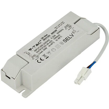 V-Tac Driver pentru Panou LED 40W Plastic ABS Alb