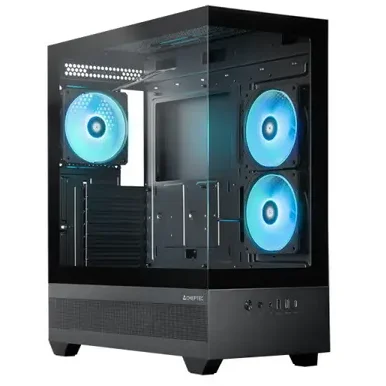 Chieftec Carcasa GT-01B-OP ARGB Middle Tower Tempered Glass Negru