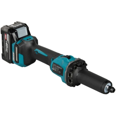 Makita Polizor cordless straight grinder GD001GZ XGT, 40 volts (black/blue, without battery and charger)