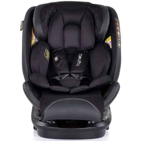Chipolino Scaun Auto Copii Hypnotic I-Size 40-150CM cu Isofix Varsta 0 – 12 Ani Negru