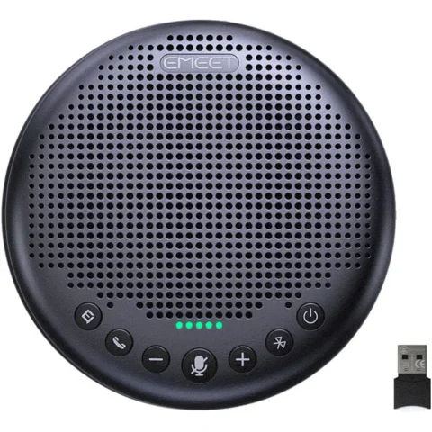 Emeet Difuzor pentru Conferinta OfficeCore Luna Plus USB Bluetooth Gri