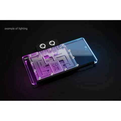 Alphacool Core RX 9070 XT Aorus Elite (transparent/chrome, incl. backplate)