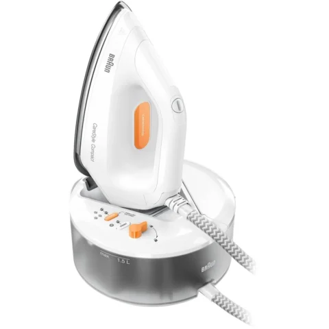 Braun Houshold Braun CareStyle Compact IS 2132 WH, steam ironing station (white/orange)